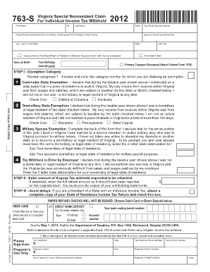 763 S Virginia Special Nonresident Claim Form