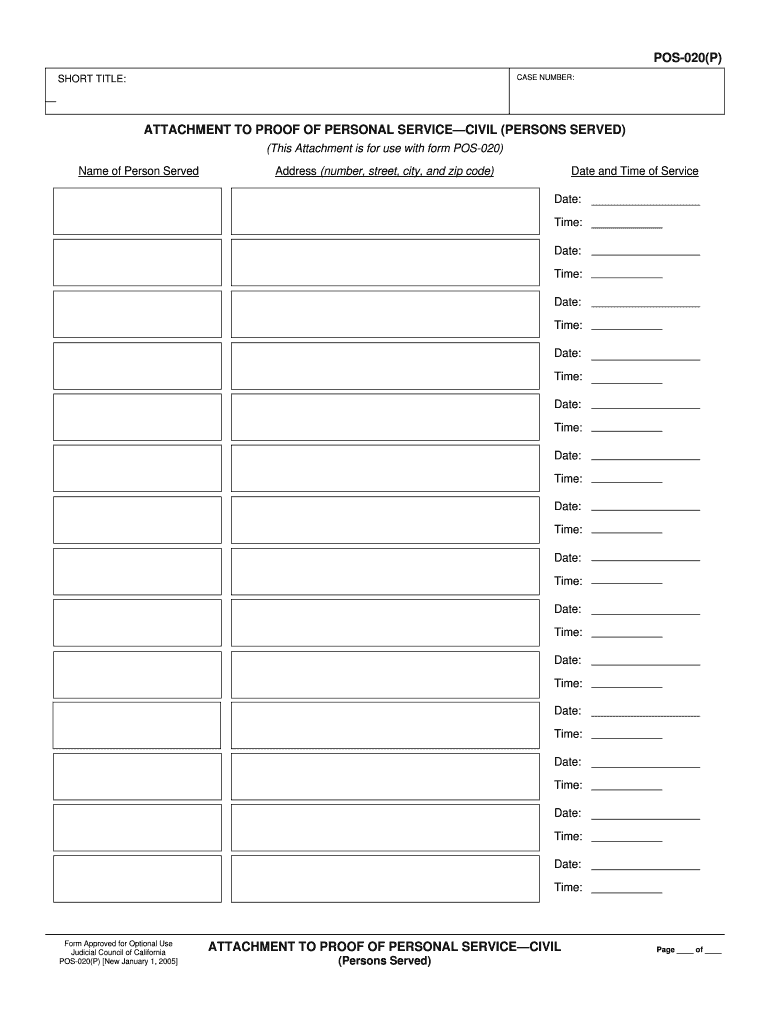 Pos 020 P  Form