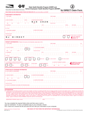 Nj Direct Claim Form
