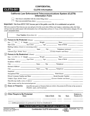 Clets 001 Attachment 4  Form