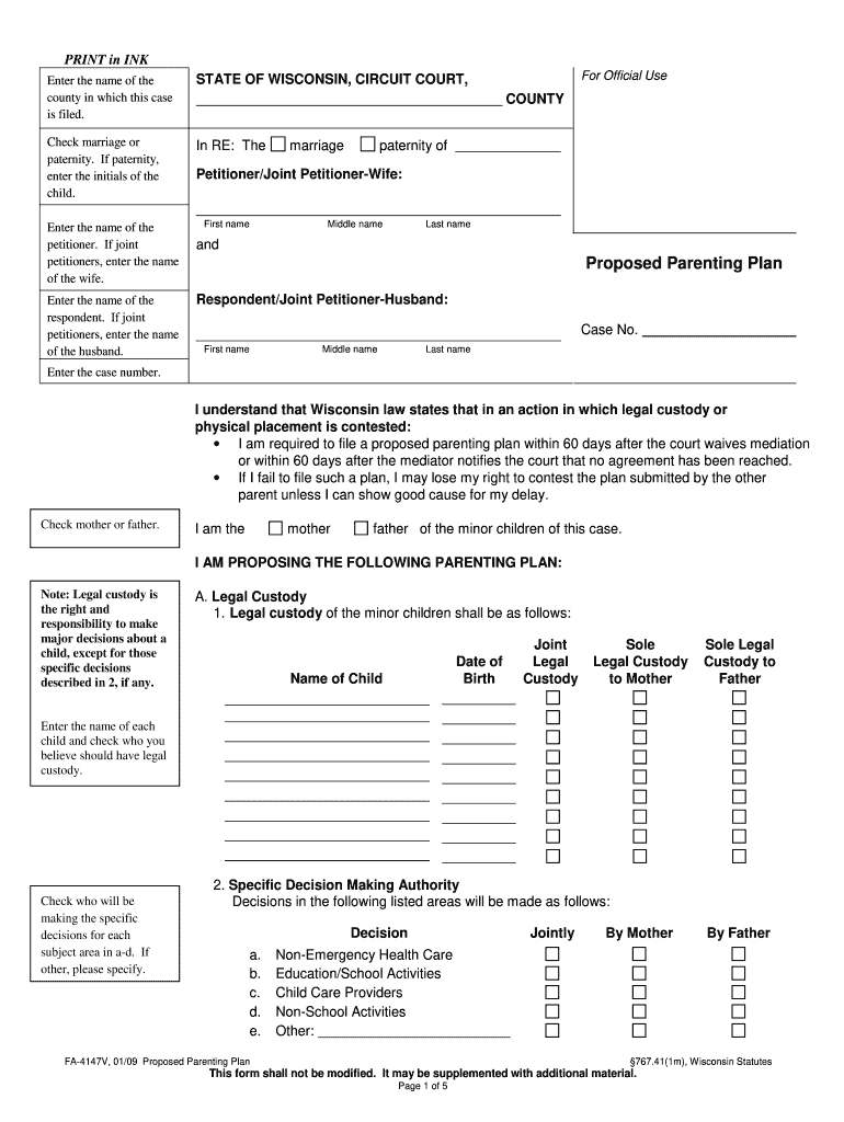  Fa 4147v  Form 2009