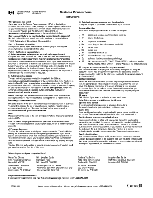 Canada Revenue Agency Form RC59