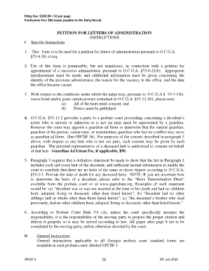  Letter of Administration Format PDF 2012