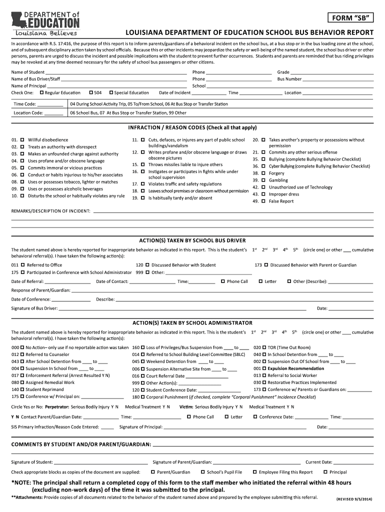  Student Incident Report 2012-2024