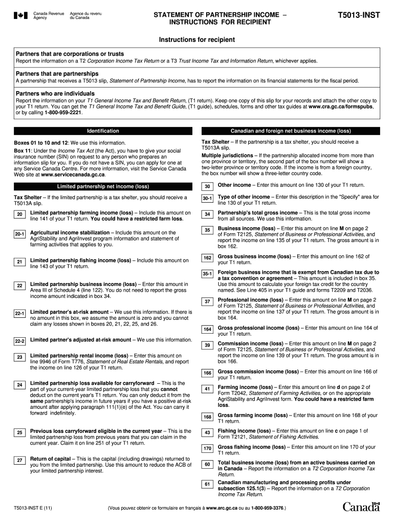 T5013 Slip Box  Form