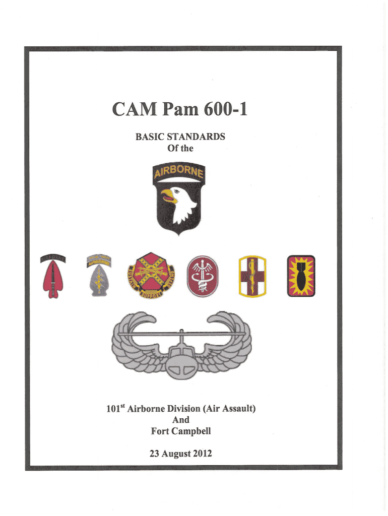 Fort Campbell Blue Book PDF  Form