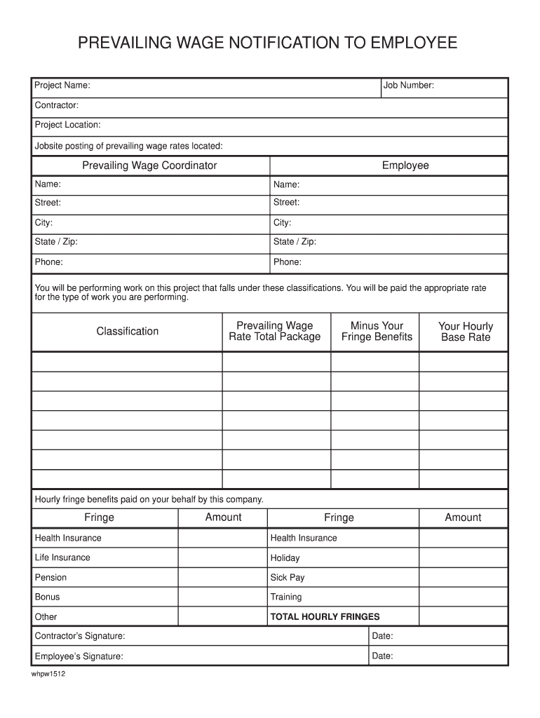 Ohio Prevailing Wage Form Fillable