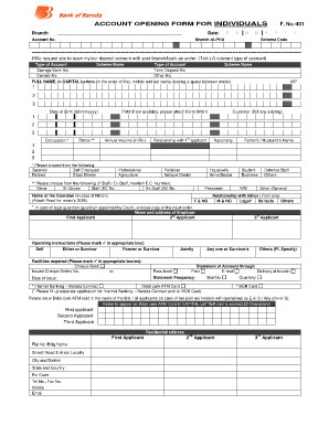 Bank Form Fill Up