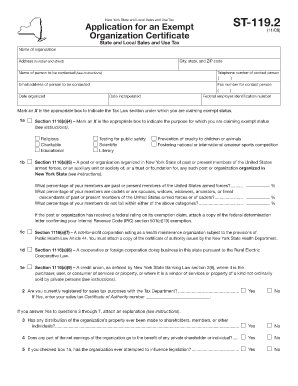 St 119 Fillable Form