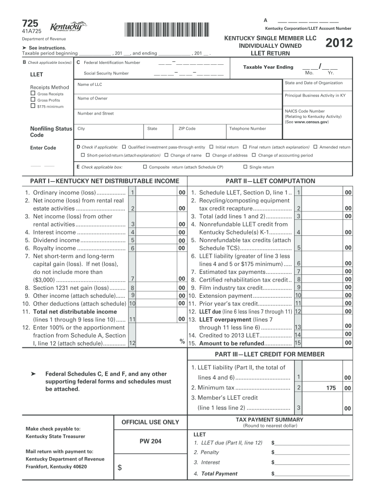  1600010256 Kentucky Department of Revenue 2016