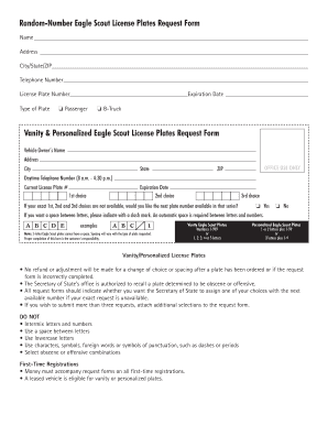 Illinois Eagle Scout  Form