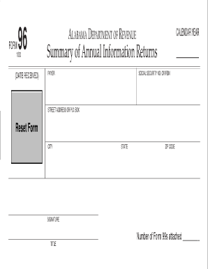 Form 96 Alabama