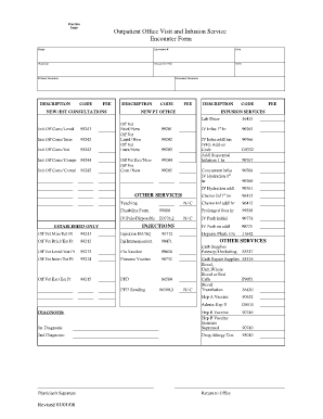 How to Fill Out an Outpatient Encounter Form