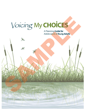 Voicing My Choices PDF  Form