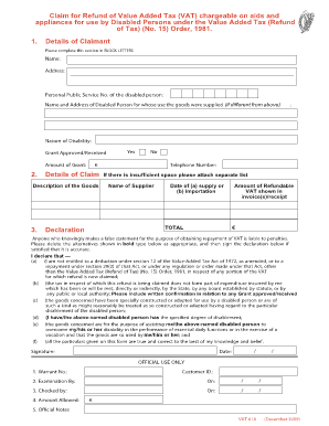 Vat 61a Form