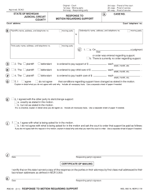 Newaygo County Foc  Form