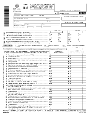 Nyc 1127  Form