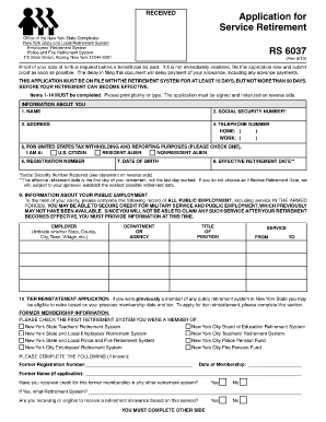 Rs 6037  Form