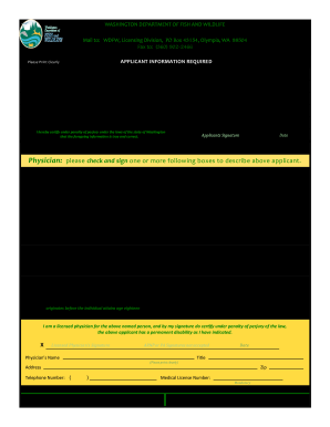  Disability Hunting License 2013