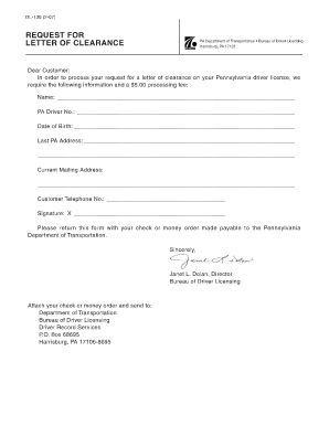 How to Get Pdps Clearance  Form