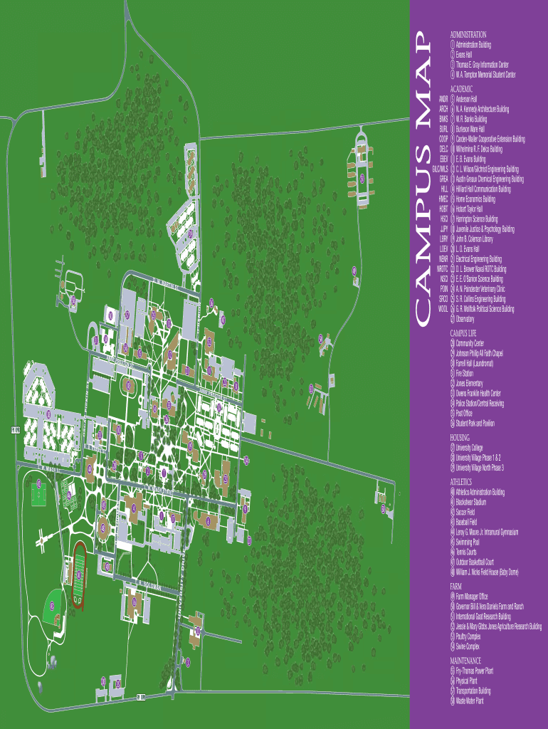 College Campus Map PDF  Form