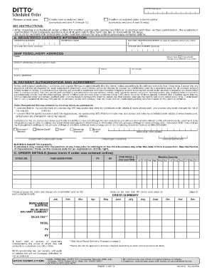 Amway Order Form