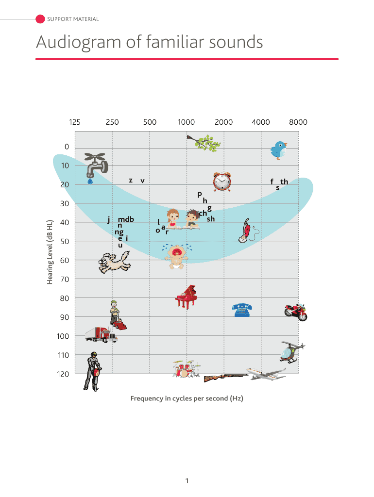 Real Life Sounds on Audiogram  Form