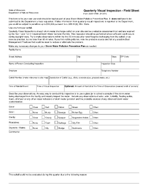 Wisconsin Dnr Annual Form 3400 176