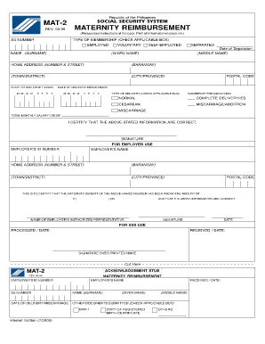 How to Fill Up Mat 2 Form