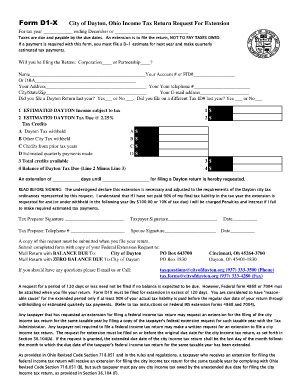 Form D1 X Business 09 11 PDF Dayton, Ohio Cityofdayton