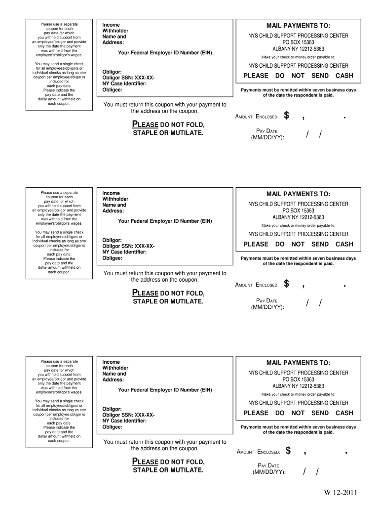  Nys Child Support Coupons to Type on 2011-2024