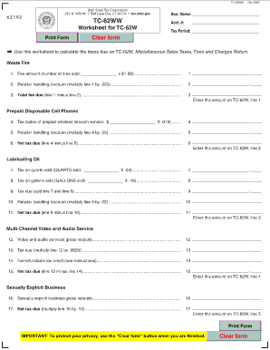 Tc 62m  Form