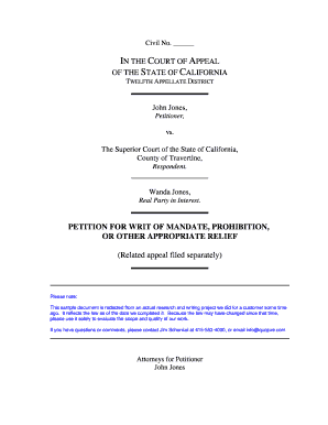 Writ Of Certiorari Form Format Of Writ Of Certiorari