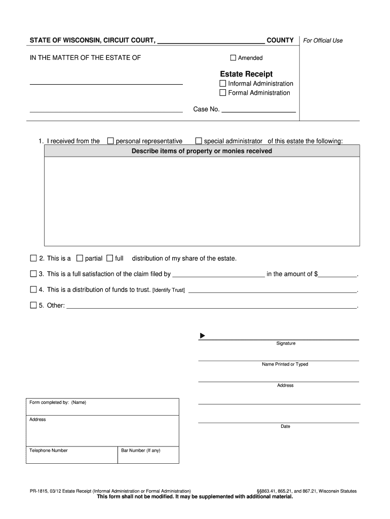 Get and Sign Pr 1815 2012-2022 Form