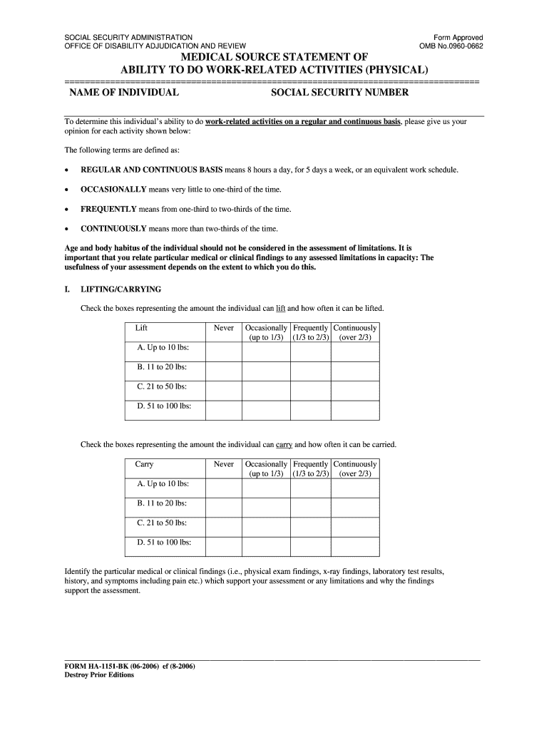  Form Medical 2009