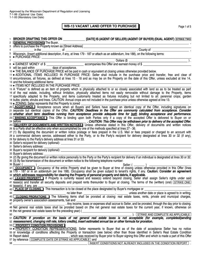 assignment of land contract wisconsin form