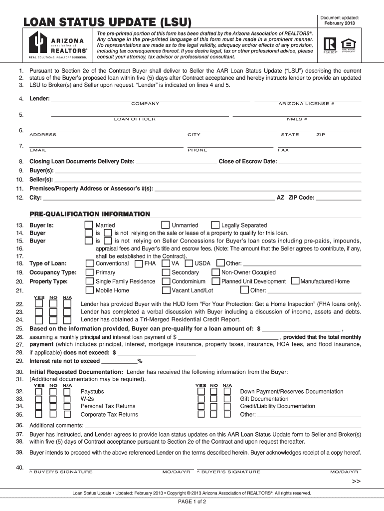 Arizona Lsu Form