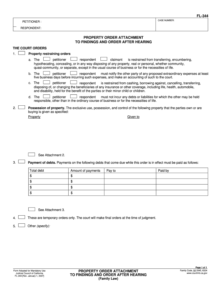 Fl 344  Form