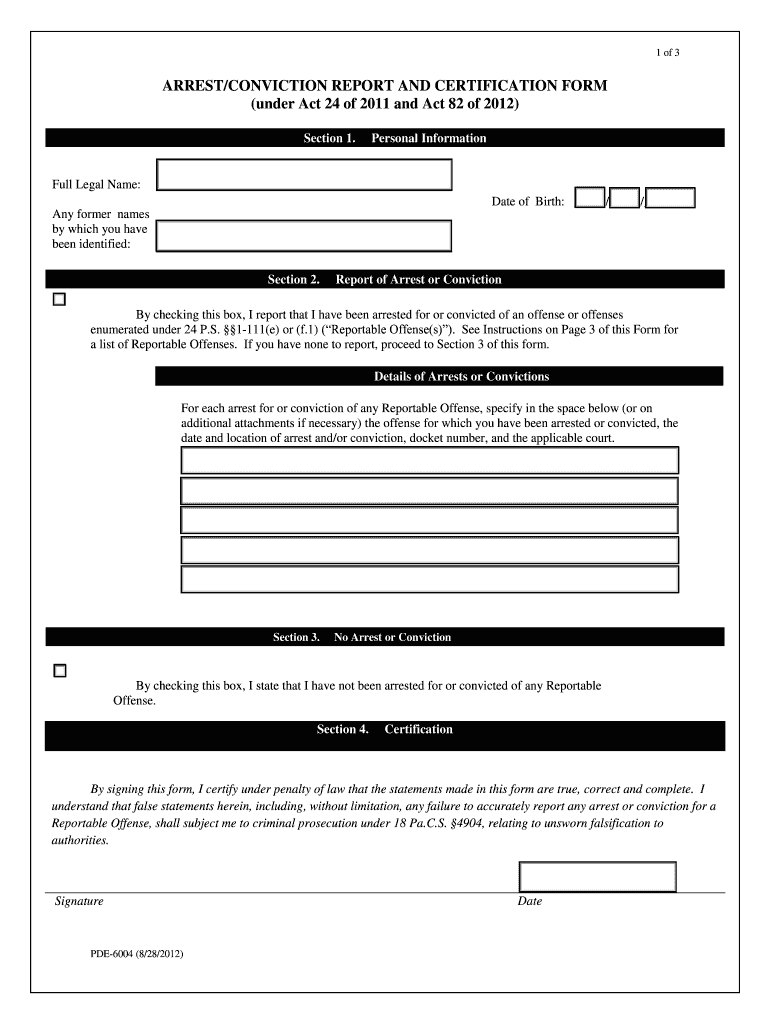 Act 24 Form