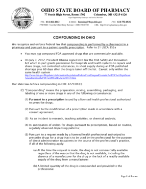 Pharmacy Compounding Formula Worksheet