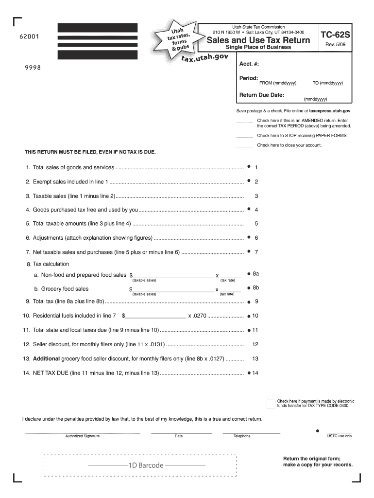  Tc 62s Form 2019-2024