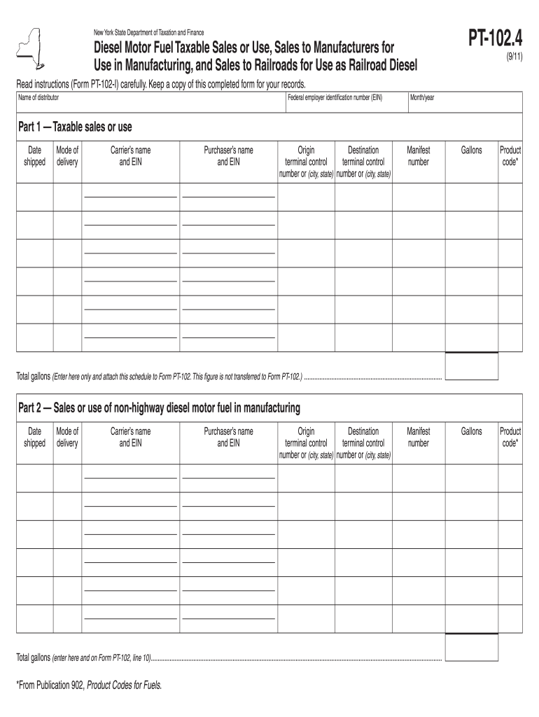 Get and Sign Pt 102 4 2011-2022 Form