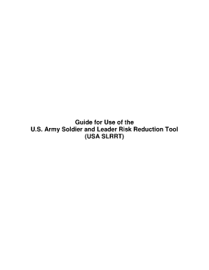 Slrrt Army PDF  Form