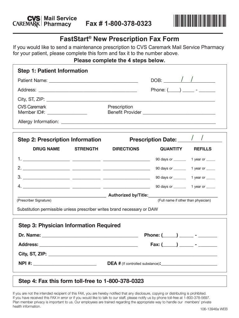 Cvs Caremark Fax Form