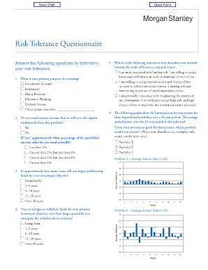 Risk Tolerance Questionnaire  Form