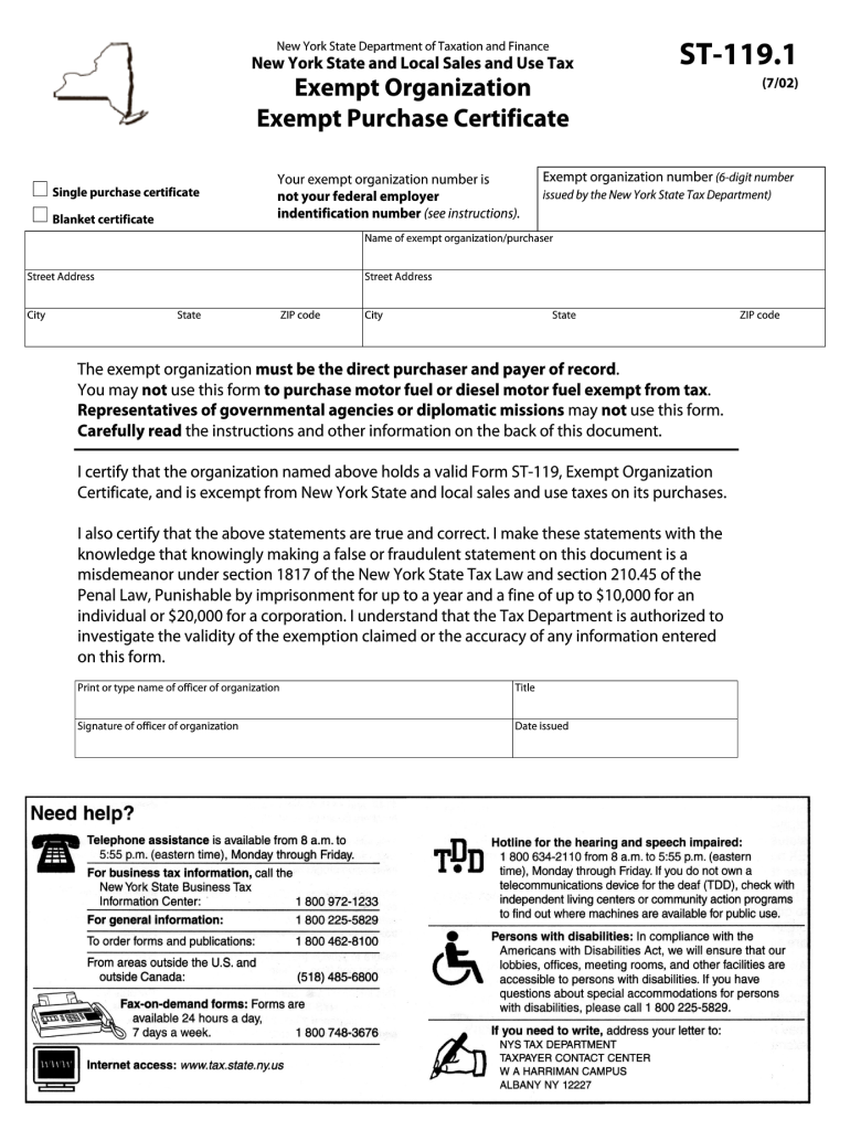  St 119 1 Fill in Form 2002