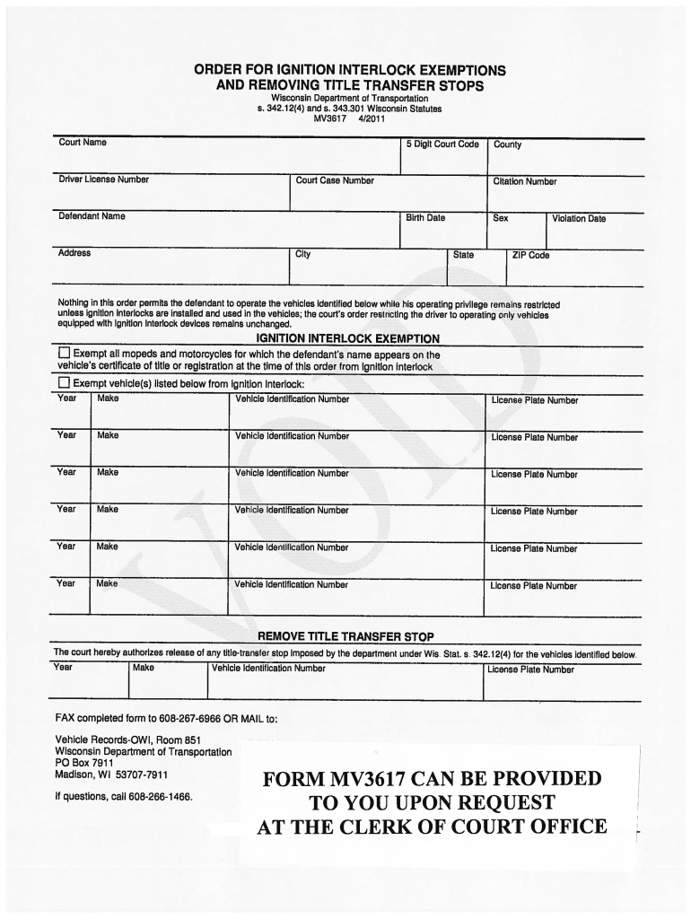 Get and Sign Mv3617  Form