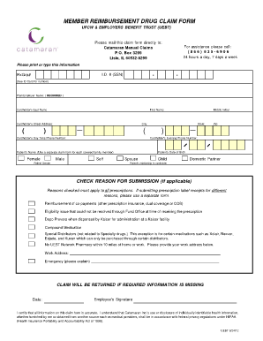 Catamaran Claims  Form