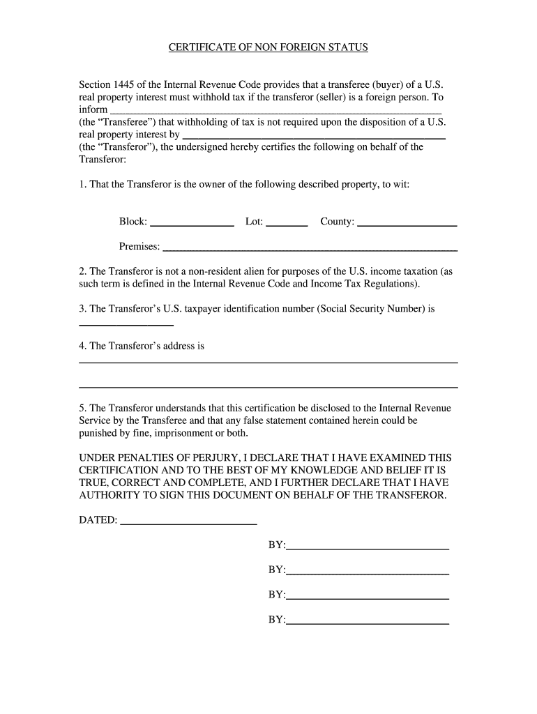 Firpta Form PDF
