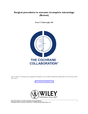 Miscarriage Paperwork PDF  Form